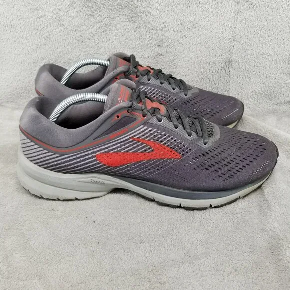 Brooks Shoes Mens 11 Launch 5 Gray Running Athletic Sneakers *Read* - Picture 7 of 15